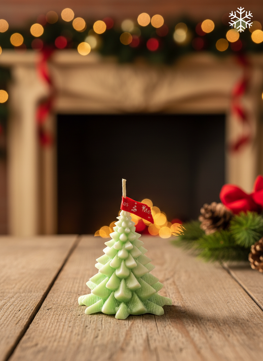 “Christmas Tree” Candle — soy wax, handmade