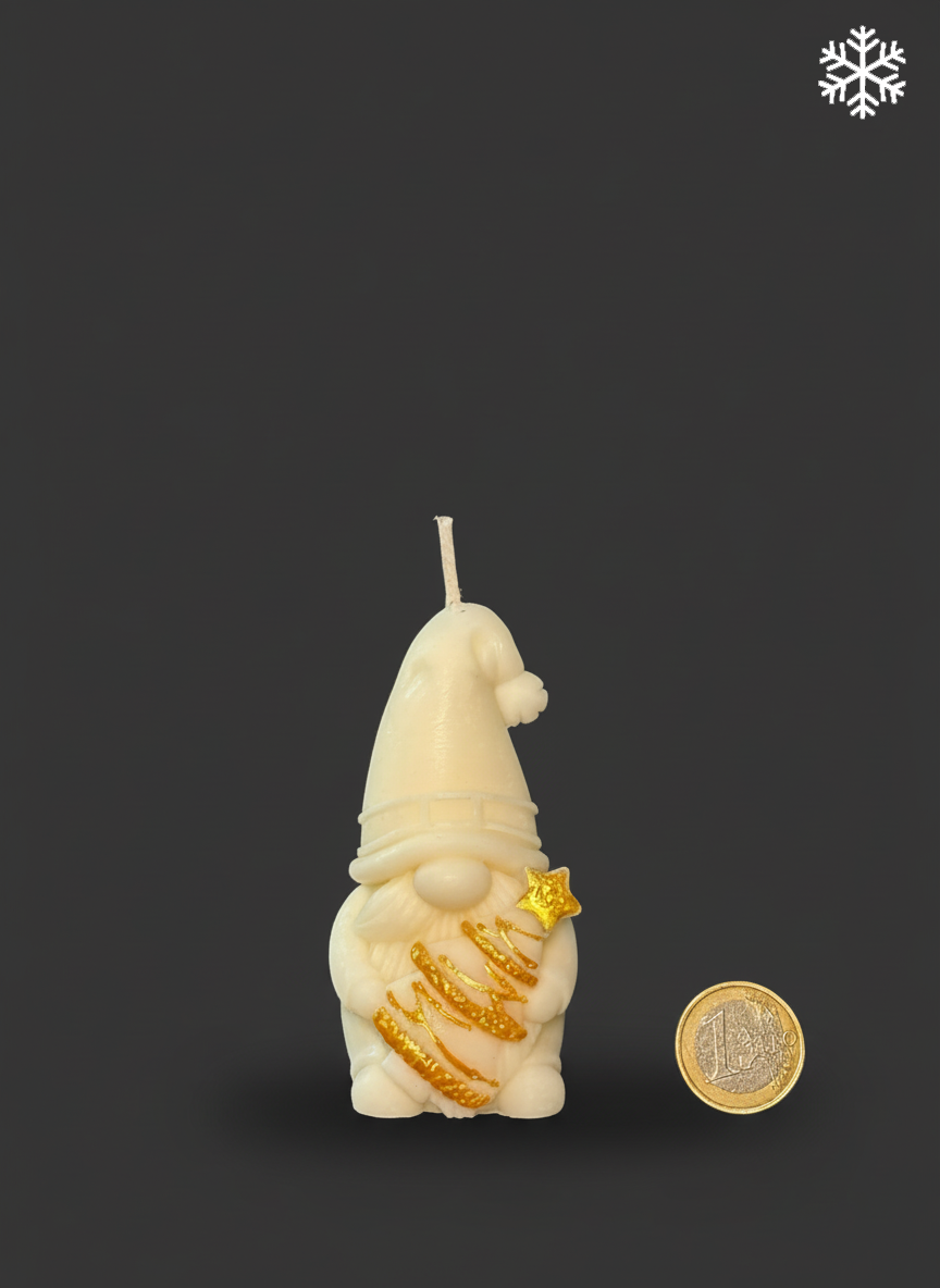 “Gnome” Decorative Candle — soy wax, handmade