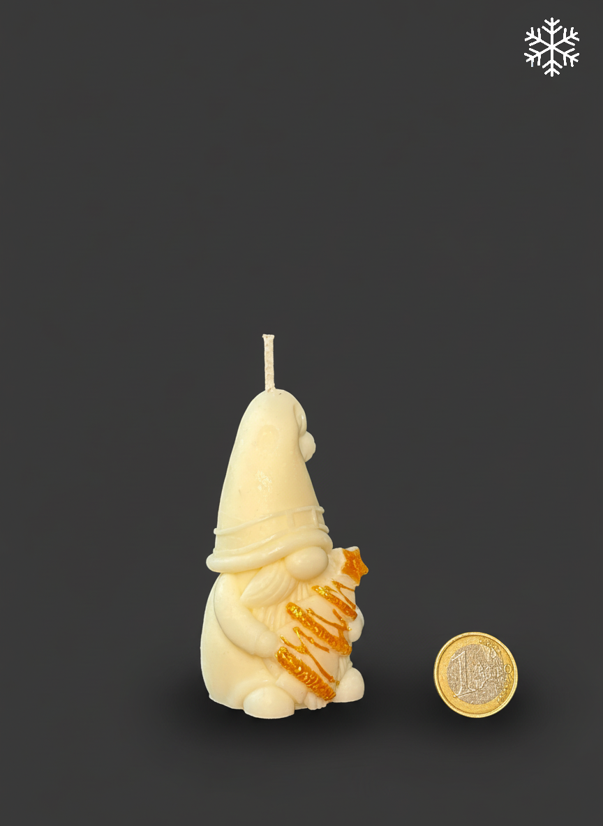 “Gnome” Decorative Candle — soy wax, handmade