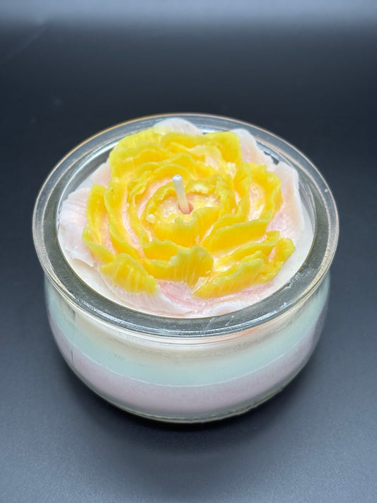 Luminous Rose Jar Soy Wax Candle