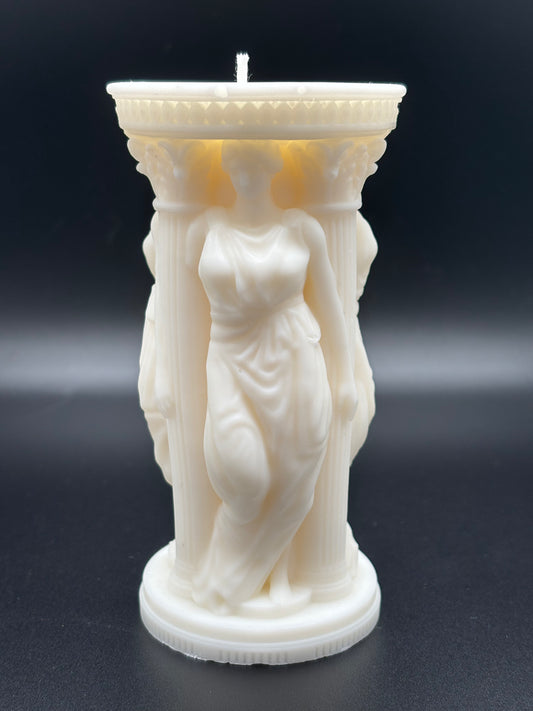 Column of Venus Handmade Soy Wax Candle
