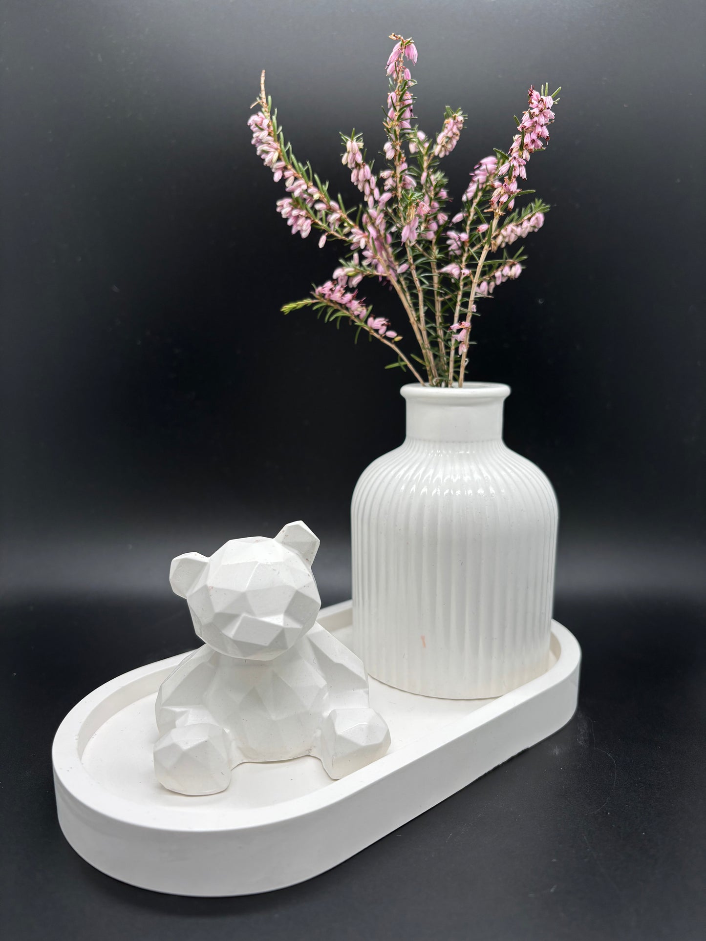 Calm Collection: Candle & Gypsum Decor Set
