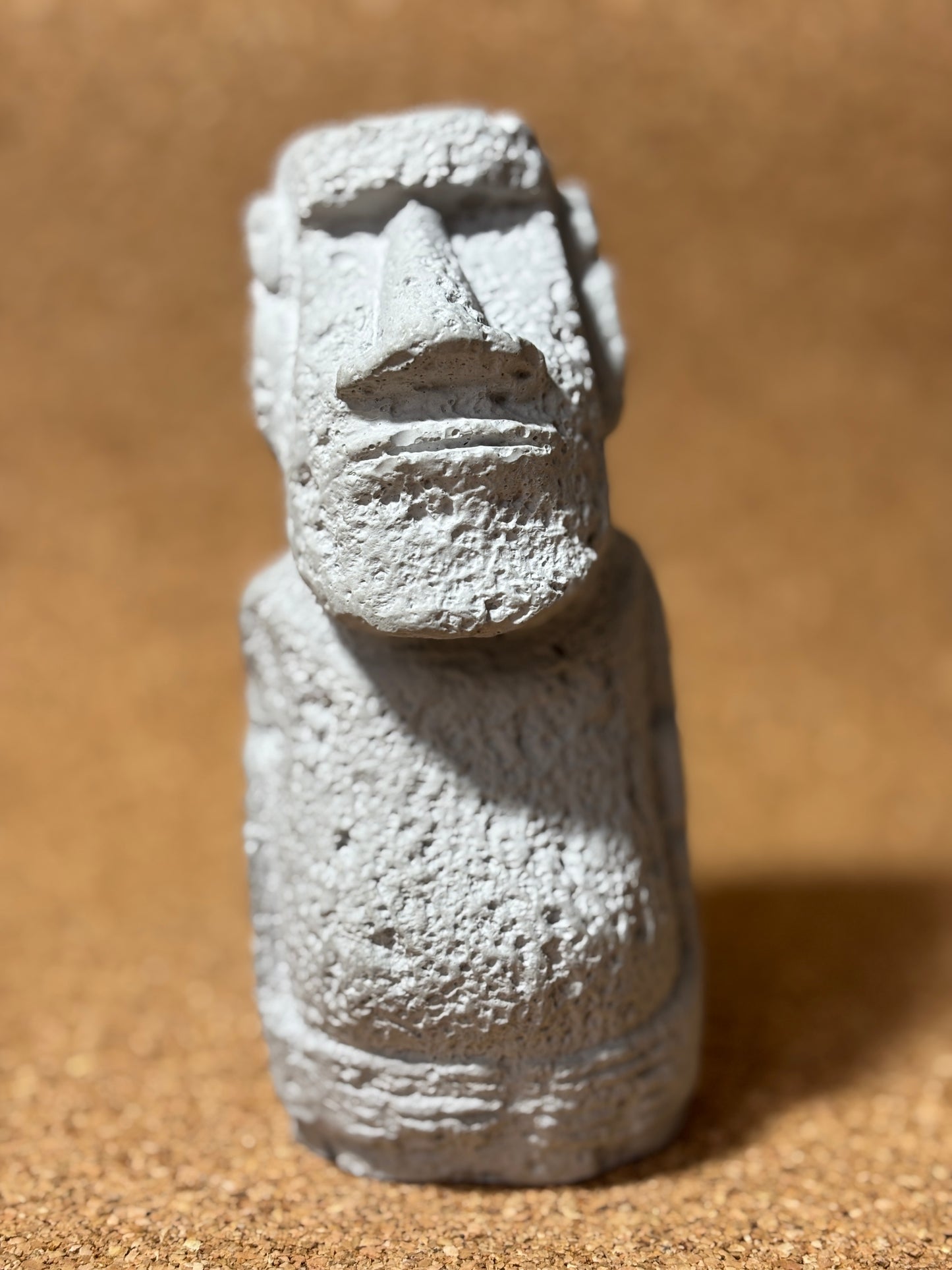 Silent MOĀI Gypsum Sculpture