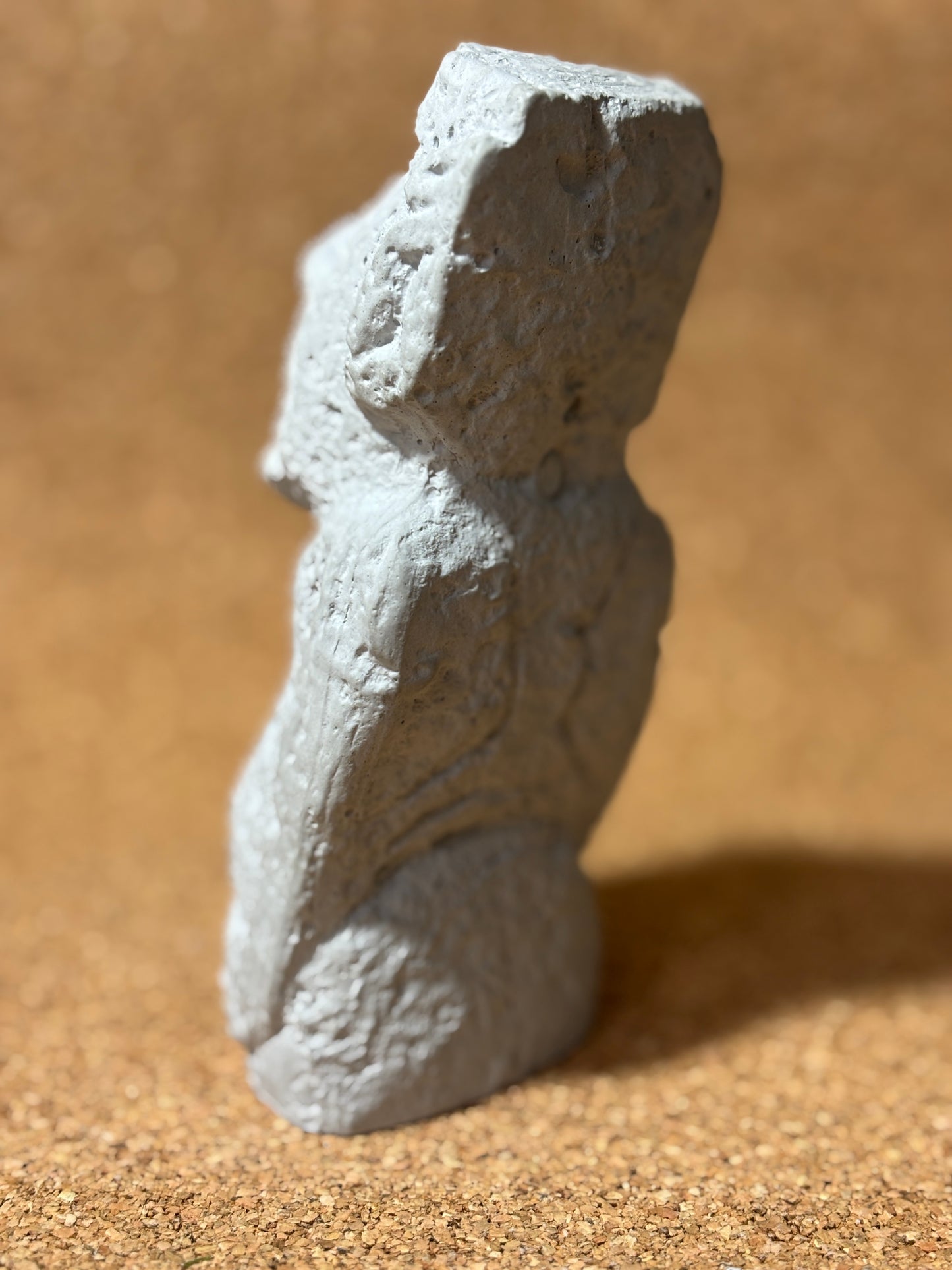 Silent MOĀI Gypsum Sculpture