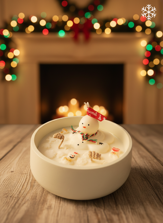 “Melted Snowman” Candle