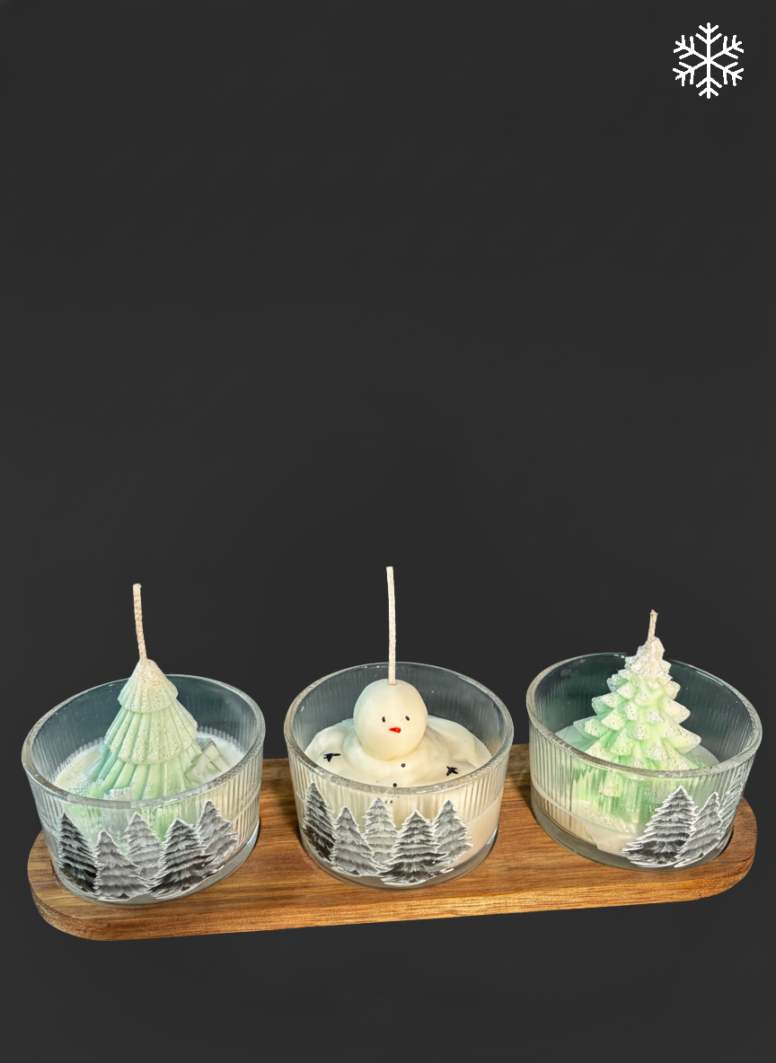 Snowy Stories Set - Candle Set