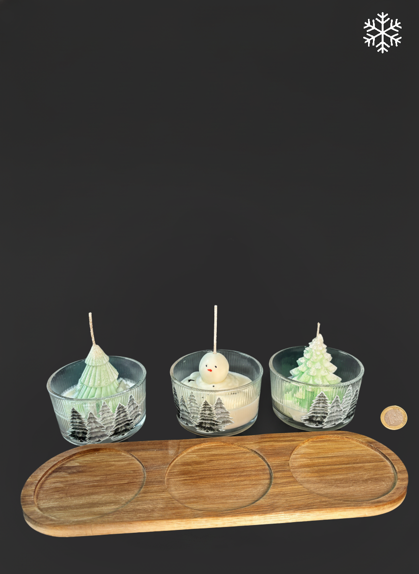 Snowy Stories Set - Candle Set